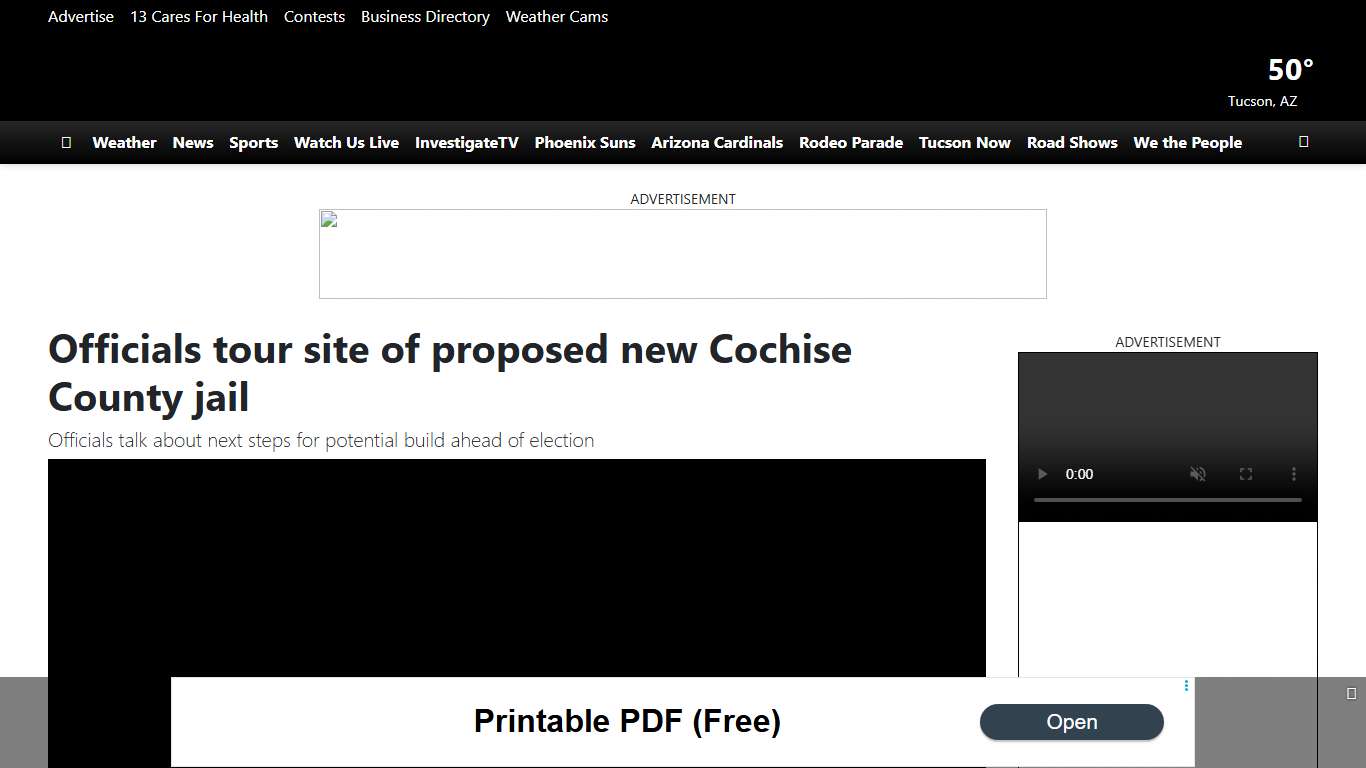 Site of proposed new Cochise County jail